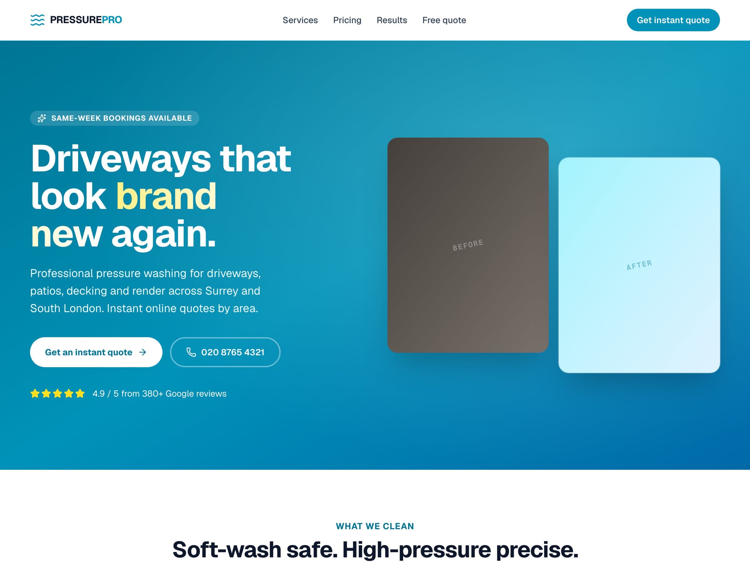 PressurePro demo site